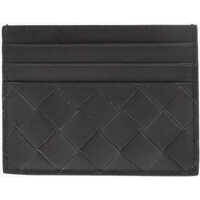 Portofele Braided Leather Card Holder Barbati