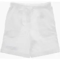 Imbracaminte DSQUARED2 pentru Baieti - Pantaloni scurti DSQUARED2 Brushed Cotton Shorts With Printed Logo White Baieti (BM 19715495) - B-mall.ro