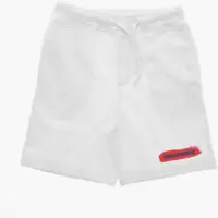 Pantaloni scurti Brushed Cotton Shorts With Printed Logo Baieti