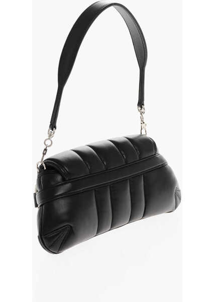 Genti de umar Gucci Quilted Leather G-Horsebit Bag With Removable Shoulder Strap Black Femei (BM 19715507) 2