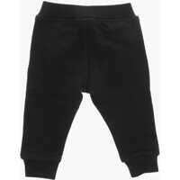 Imbracaminte DSQUARED2 pentru Baieti pagina 3 - Pantaloni de trening DSQUARED2 Cotton Joggers With Side Print Logo Black Baieti (BM 19715540) - B-mall.ro