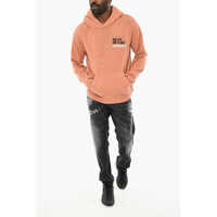 Pulovere DSQUARED2 pentru Barbati - Pulovere DSQUARED2 Cashmere Sweater With Patch Pocket And Hood Orange Barbati (BM 19715546) - B-mall.ro