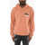 DSQUARED2 Cashmere Sweater With Patch Pocket And Hood Orange