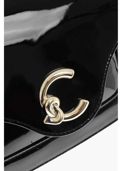 Genti de umar Coccinelle Patent Leather Shoulder Bag Black Femei (BM 19715564) 4