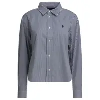 Camasi office Striped shirt with logo Femei