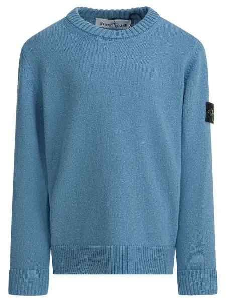 Pulovere casual Stone Island Junior Knitwear Light blue Baieti (BM 19715604) 1