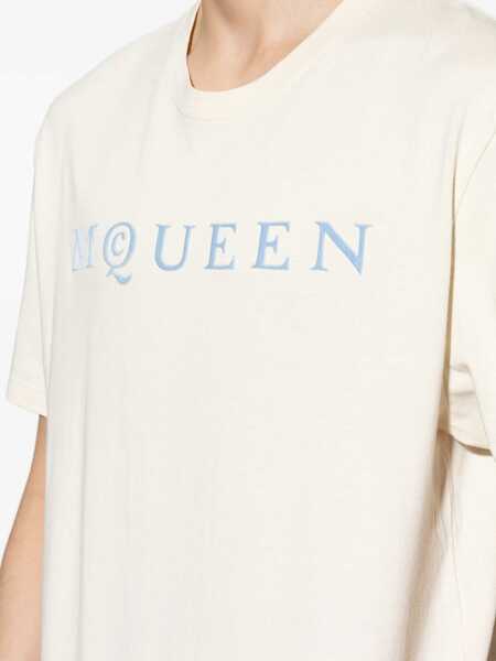 Tricouri Alexander McQueen T-shirts White Barbati (BM 19715616) 5