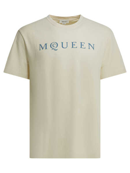 Tricouri Alexander McQueen T-shirts White Barbati (BM 19715616) 1