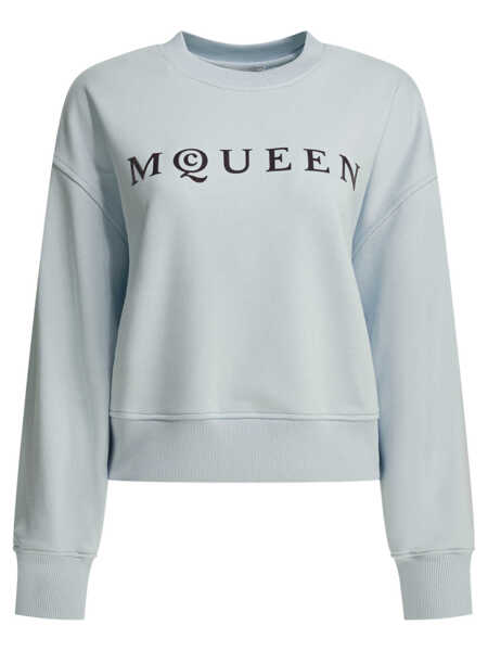 Hanorace Alexander McQueen Sweatshirts Light blue Femei (BM 19715619) 1