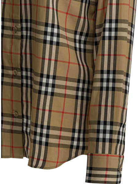 Camasi office Burberry Check shirt Beige Femei (BM 19715622) 4