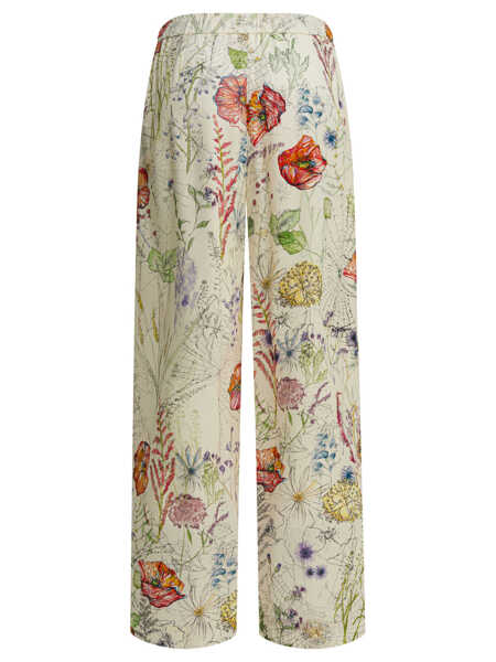 Pantaloni casual Alexander McQueen Trousers White Femei (BM 19715625) 2