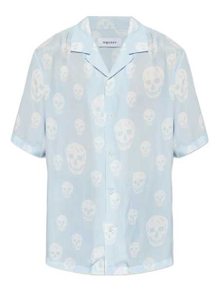 Camasi casual Alexander McQueen Shirts Blue Barbati (BM 19715646) 1