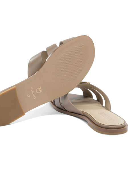 Sandale Pinko Sandals Beige Femei (BM 19715727) 5