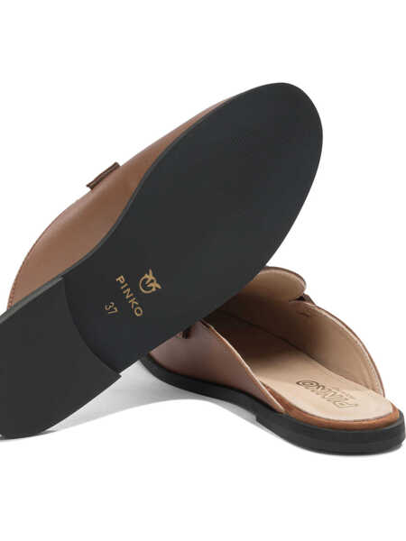 Mocasini Pinko Loafers & Slippers Brown Femei (BM 19715742) 5
