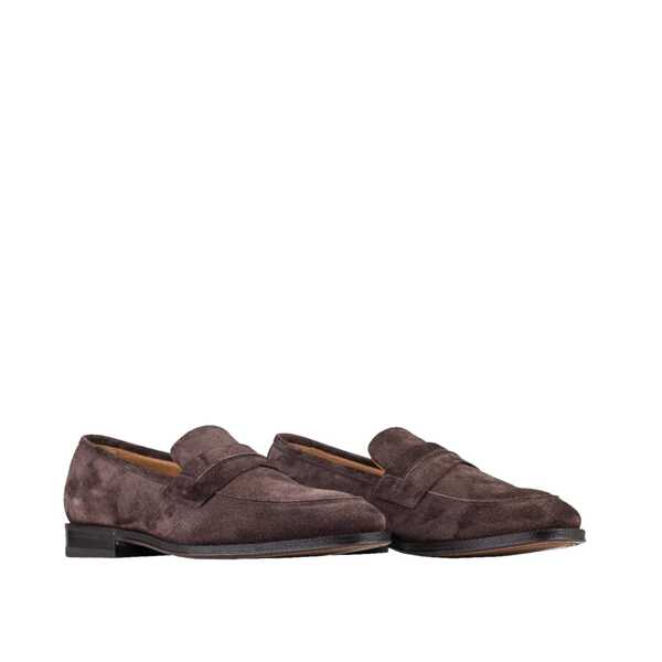 Mocasini Salvatore Ferragamo Salvatore Ferragamo Suede Loafers Brown Barbati (BM 19715838) 2