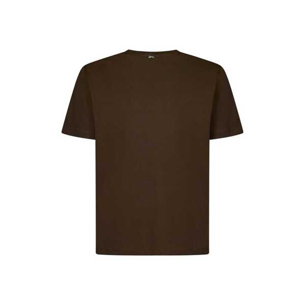 Tricouri Herno HERNO Cotton T-shirt Green Barbati (BM 19715841) 2