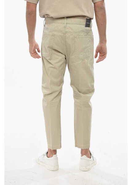 Pantaloni casual DSQUARED2 Distressed Effect Casual Pants Beige Barbati (BM 19715846) 2