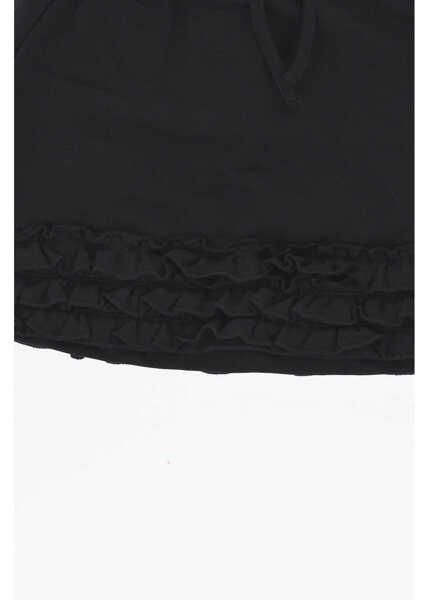 Fuste DSQUARED2 Brushed Cotton Skirt With Ruffles Black Fete (BM 19715852) 2