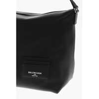 Genti de mana Balenciaga pentru Barbati - Genti de mana Balenciaga Textured Leather Shoulder Bag With Logoed Detail Black Barbati (BM 19715861) - B-mall.ro