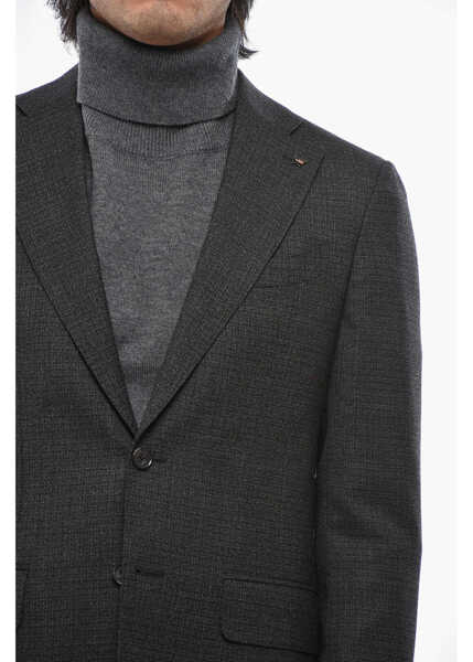 Costume CORNELIANI Cc Collection Virgin Wool 2 Buttons Suit With Flap Pockets Brown Barbati (BM 19715867) 3