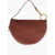 Burberry Textured Leather Hobo Bag Burgundy
