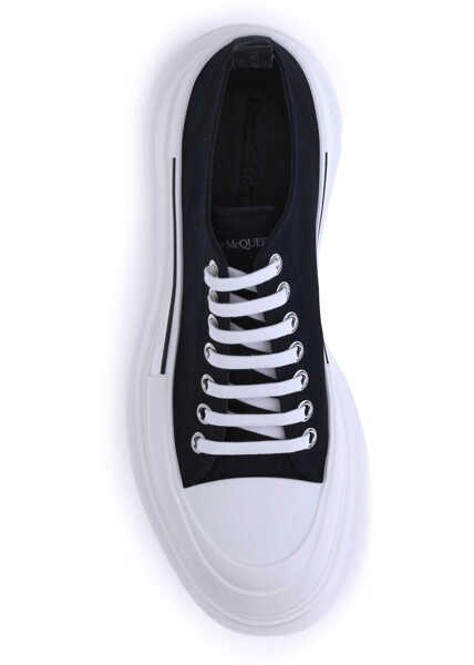 Sneakers Alexander McQueen Tread Slick Sneakers BLACK/WHITE Barbati (BM 19715891) 4