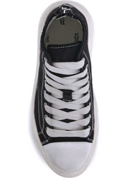Sneakers R13 SNEAKER BLACK CANVAS Femei (BM 19715897) 4