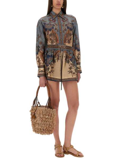 Pantaloni scurti ZIMMERMANN Ascension Shorts BLUE Femei (BM 19715909) 2