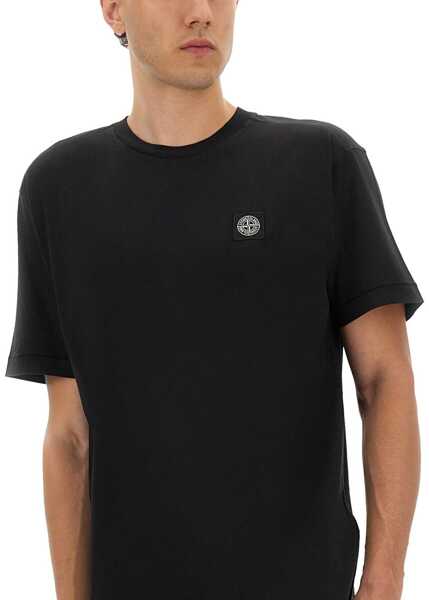 Tricouri Stone Island T-Shirt Slim Fit BLACK Barbati (BM 19715915) 4
