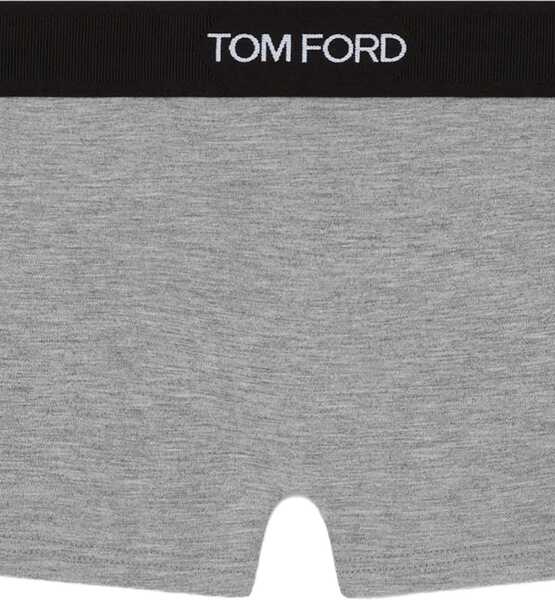 Lenjerie intima Tom Ford Boxers With Logo GREY Femei (BM 19715936) 2
