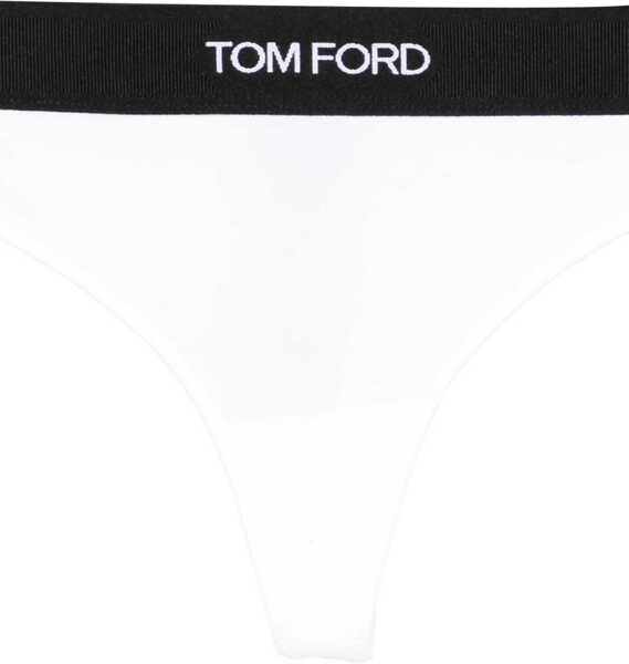 Lenjerie intima Tom Ford Thong With Logo WHITE Femei (BM 19715948) 3