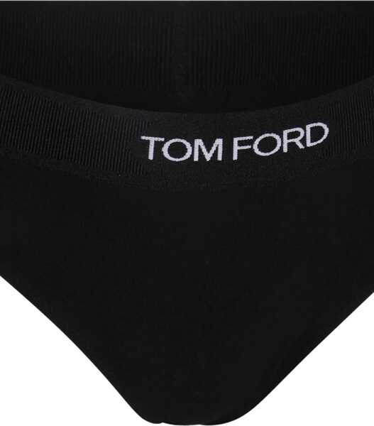 Lenjerie intima Tom Ford Thong With Logo BLACK Femei (BM 19715954) 3