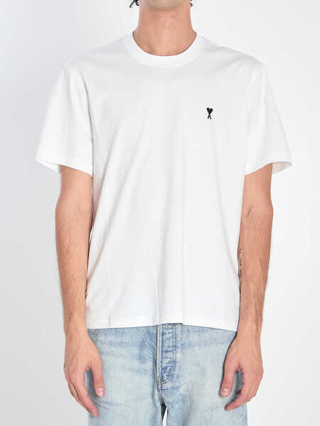 Tricouri AMI Paris Ami De Coeur T-Shirt WHITE Barbati (BM 19716716) 1