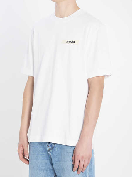 Tricouri JACQUEMUS Gros Grain T-Shirt WHITE Barbati (BM 19716719) 2