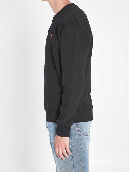 Hanorace AMI Paris Ami De Coeur Sweatshirt BLACK Barbati (BM 19716722) 3