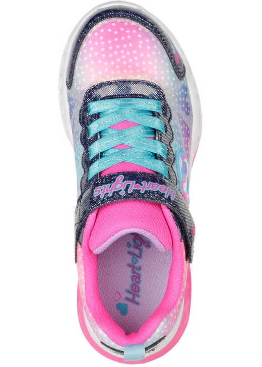 Sneakers SKECHERS S-Lights Flutter Heart Lights - Simply Love 302315L-NVMT Navy/Multi Multicolor Fete (BM 19716767) 3