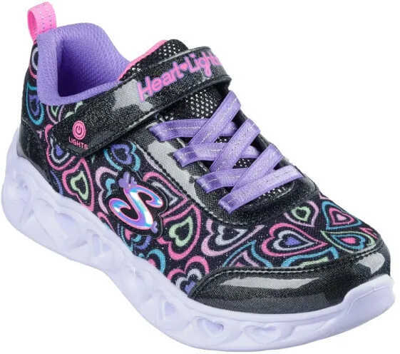 Sneakers SKECHERS S-Lights Heart Lights-Boogie Love Black/Multi Black Fete (BM 19716770) 1