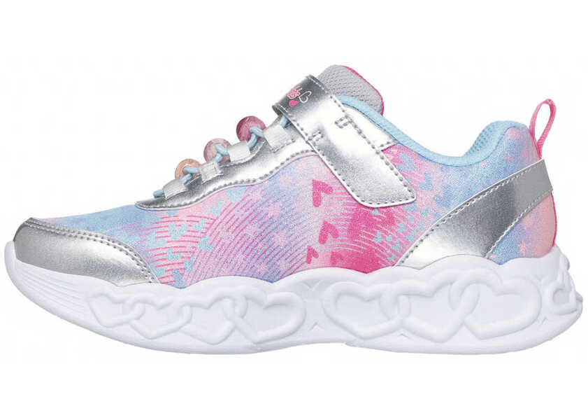 Sneakers SKECHERS S-Lights Infinite Heart Lights-Heart Jewels Silver/Multi Silver Fete (BM 19716773) 5