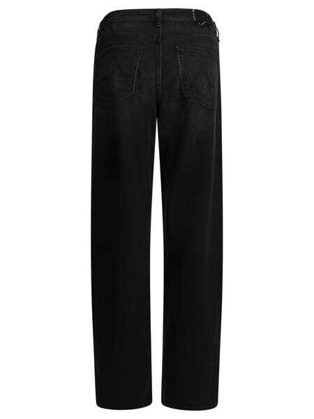 Blugi drepti MOTHER DENIM The Dodger Sneak Jeans Black Femei (BM 19716780) 2