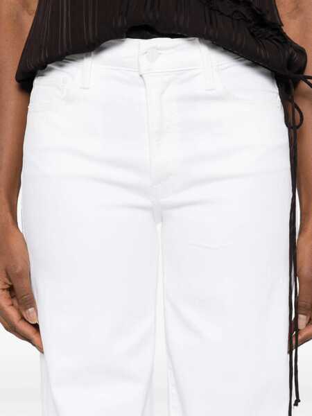 Blugi drepti MOTHER DENIM The Twister Sneak Jeans White Femei (BM 19716783) 5