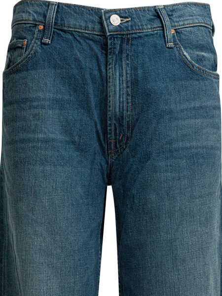 Blugi drepti MOTHER DENIM The Return Zip Jeans Blue Femei (BM 19716789) 3