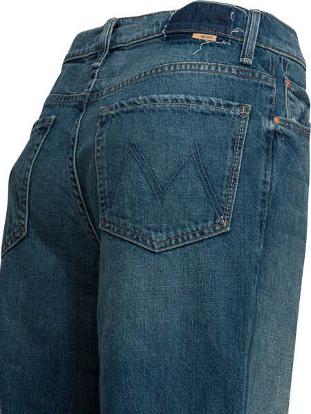 Blugi drepti MOTHER DENIM The Return Zip Jeans Blue Femei (BM 19716789) 4