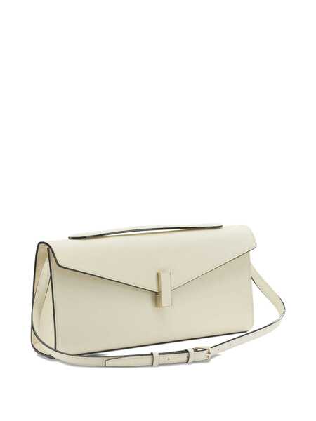 Genti plic VALEXTRA Isis clutch with shoulder strap White Femei (BM 19716804) 2