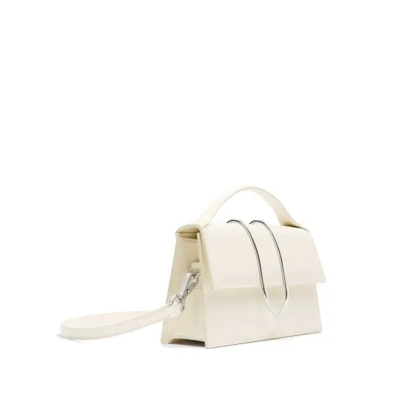 Genti de mana JACQUEMUS Jacquemus Le Grand Bambino Shoulder Bag White Femei (BM 19716807) 2