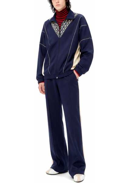 Pantaloni casual Valentino Garavani V-Logo Pants BLUE Barbati (BM 19716923) 2