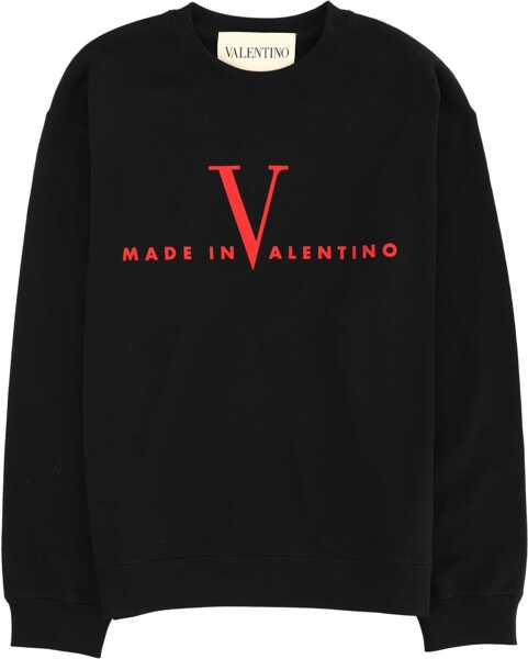 Pulovere casual Valentino Garavani Made In Valentine Sweatshirt BLACK Barbati (BM 19716935) 1