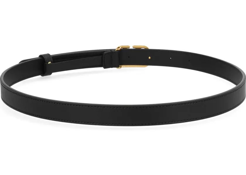 Curele Valentino Garavani V-Logo Signature Belt BLACK Femei (BM 19716938) 3