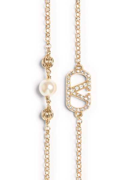 Bratari Valentino Garavani Vlogo Signature Bracelet GOLD Femei (BM 19716941) 2