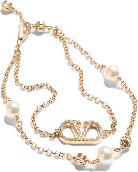 Bratari Valentino Garavani Vlogo Signature Bracelet GOLD Femei (BM 19716941) 3