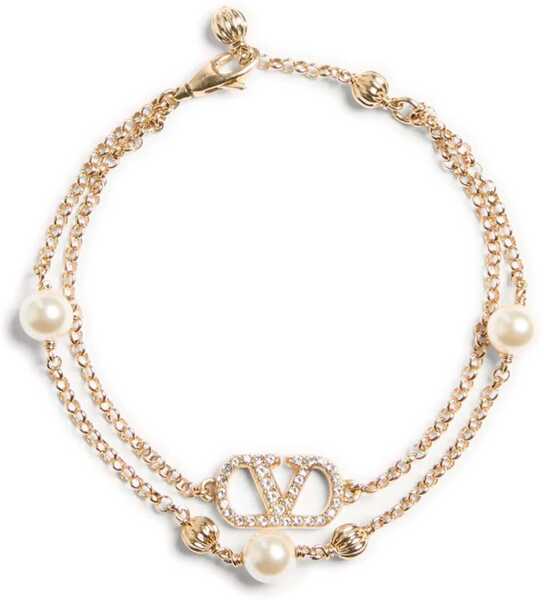 Bratari Valentino Garavani Vlogo Signature Bracelet GOLD Femei (BM 19716941) 1